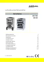 Preview for 1 page of Aerial AD 40 Series Operating Instructions Manual