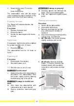 Preview for 21 page of Aerial AD 40 Series Operating Instructions Manual