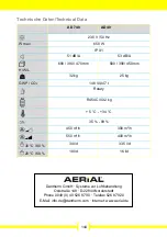 Preview for 144 page of Aerial AD 40 Series Operating Instructions Manual