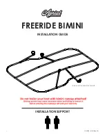 Preview for 1 page of Aerial FREERIDE BIMINI Installation Manual