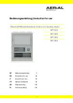 Preview for 1 page of Aerial WT 230 Instructions For Use Manual