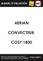 Aerian COSY1800 Operating Instructions Manual preview