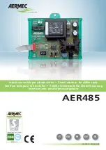 AERMEC AER485 Quick Start Manual preview