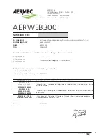 Preview for 3 page of AERMEC AERWEB300 Installation Manual