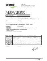 Preview for 33 page of AERMEC AERWEB300 Installation Manual