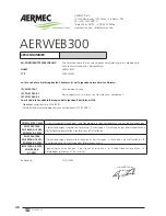 Preview for 48 page of AERMEC AERWEB300 Installation Manual