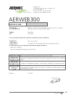 Preview for 63 page of AERMEC AERWEB300 Installation Manual