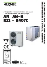 AERMEC AN 11 Technical And Installation Booklet preview