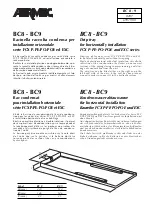 Preview for 1 page of AERMEC BC8 Manual