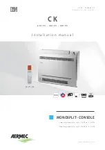 AERMEC CK261FS Installation Manual предпросмотр