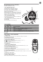 Предварительный просмотр 7 страницы AERMEC FCA 122 Directions For Use Manual