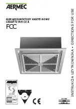 AERMEC FCC 1 Directions For Use Manual preview