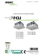 AERMEC FCLI 122 Technical Manual preview