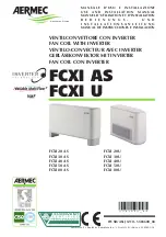 Preview for 1 page of AERMEC FCXI 20 AS Use And Installation  Manual