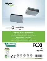 Preview for 1 page of AERMEC FCXI20P Use And Installation  Manual