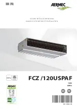 Preview for 1 page of AERMEC FCZ 120USPAF Use And Installation  Manual