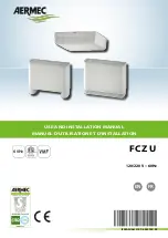 AERMEC FCZ-U Use And Installation  Manual preview