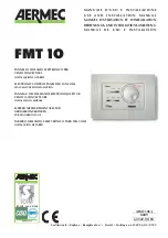 AERMEC FMT 10 Use And Installation  Manual preview