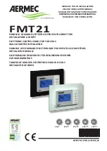 AERMEC FMT21 Use And Installation  Manual preview