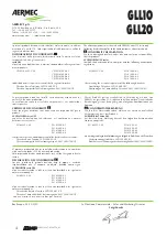 Preview for 4 page of AERMEC GLL10 Installation Manual