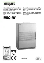 AERMEC MEC 1007 W Manual предпросмотр