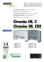 AERMEC Omnia HL 11 C Use And Installation  Manual preview