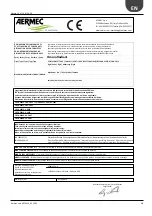 Preview for 3 page of AERMEC Omnia Radiant Series Installation And Maintenance Manual