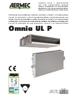 AERMEC Omnia UL P Use And Installation  Manual предпросмотр