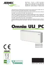 AERMEC Omnia ULI 16 PC Use And Installation  Manual preview