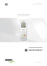 AERMEC REMOTE HANDSET User Manual предпросмотр