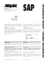 Preview for 5 page of AERMEC SAP 0075 Installation Manual