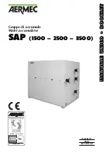 AERMEC SAP 1500 Manual preview