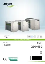 Preview for 1 page of AERMEC Variable Multi Flow ANL 290 Installation And Maintenance Manual