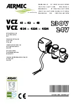 Preview for 1 page of AERMEC VCZ41 Installation Manual