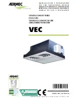 AERMEC VEC 20 Installation Manual предпросмотр