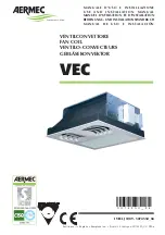 AERMEC VEC 20 Use And Installation  Manual preview