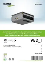 Предварительный просмотр 1 страницы AERMEC VED 030 I Technical Manual