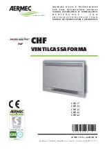 Preview for 1 page of AERMEC Ventilcassaforma VMF CHF 17 Use And Installation  Manual