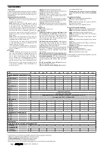 Preview for 34 page of AERMEC VES030 Technical Manual