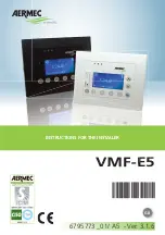 Предварительный просмотр 1 страницы AERMEC VMF-E5 Instructions For The Installer