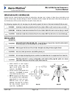 Preview for 1 page of Aero-motive RB2 Series Service Manual