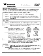 Aero-motive Woodhead BF Series Service Manual preview