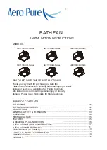 aero pure ABF110DCMH-SG5 Installation Instructions Manual preview