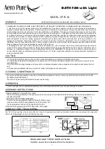 Предварительный просмотр 1 страницы aero pure CP70-SL Quick Start Manual