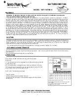 Предварительный просмотр 1 страницы aero pure VSF110DMH-S Installation Manual