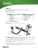 Предварительный просмотр 22 страницы Aero Easy Cover Installation Instructions Manual