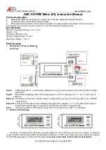 Aero KV/RPM Instruction Manual предпросмотр