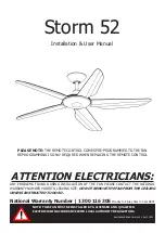 Предварительный просмотр 1 страницы Aero Storm 52 Installation & User Manual