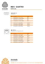 Preview for 3 page of AeroAudio MOS Quatro Manual