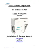 Aeroex Technologies ARO-1100 Installation & Service Manual предпросмотр